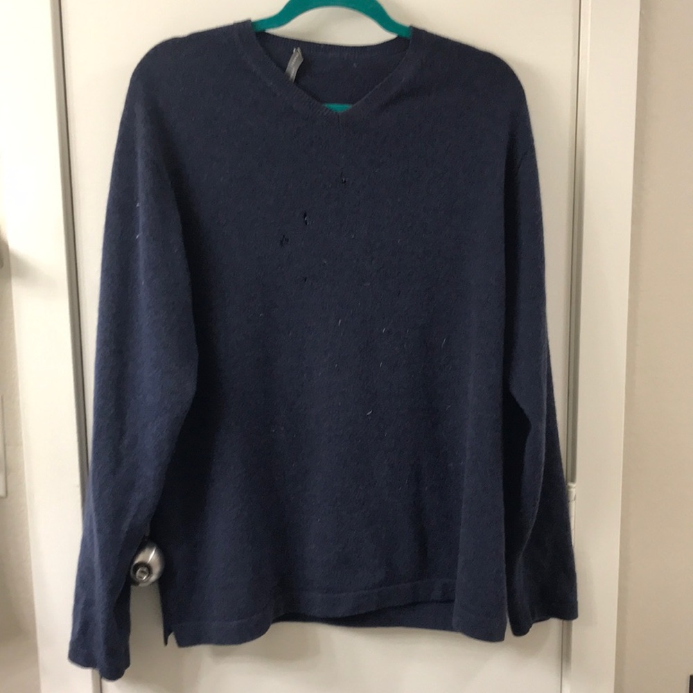 Cashmere Navy Sweater